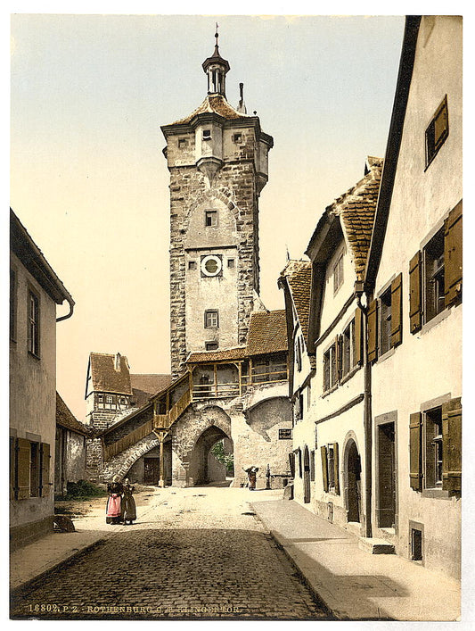 A picture of Bell tower (klingen Tor), Rothenburg (i.e. ob der Tauber), Bavaria, Germany