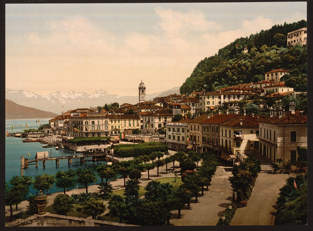 A picture of Bellagio, general view, Lake Como, Italy