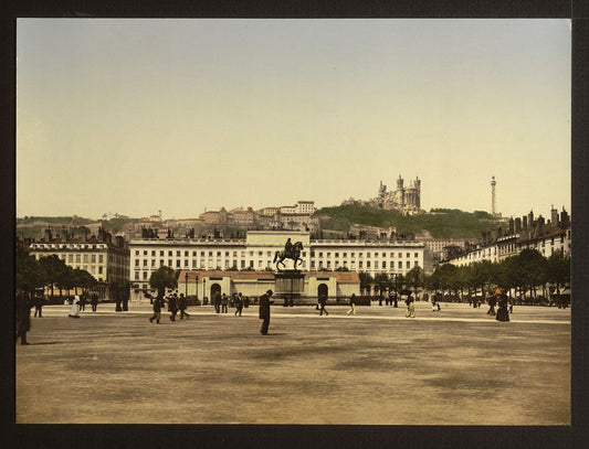 A picture of Bellecour Place, Lyons, France