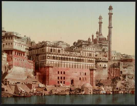 A picture of Benares. Aurungzebs Mosque