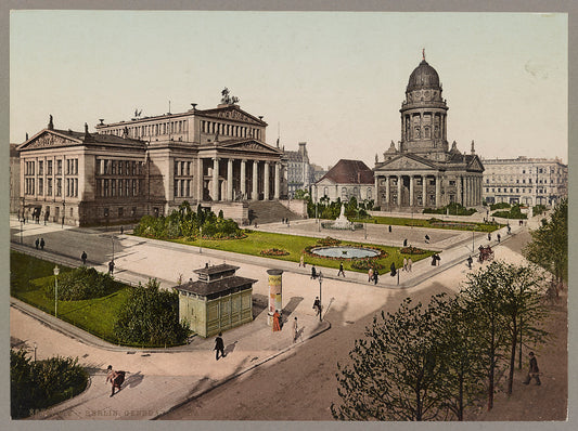 A picture of Berlin. Gendsdarmenmarkt-Schillerplatz