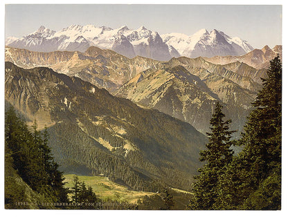 A picture of Bernese Alps, from Stanserhorn, Bernese Oberland, Switzerland