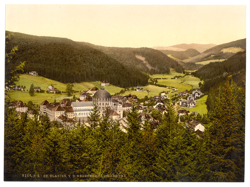 A picture of Black Forest from Grossehrz Luisenruhe, Baden, Germany