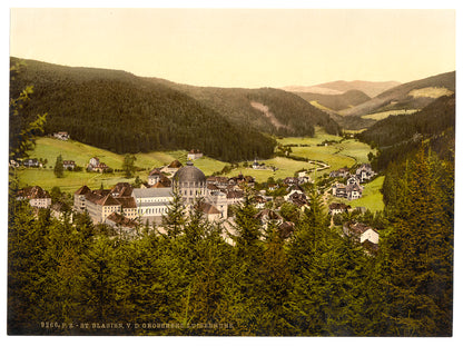 A picture of Black Forest from Grossehrz Luisenruhe, Baden, Germany