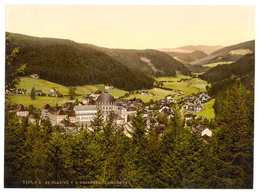 A picture of Black Forest from Grossehrz Luisenruhe, Baden, Germany