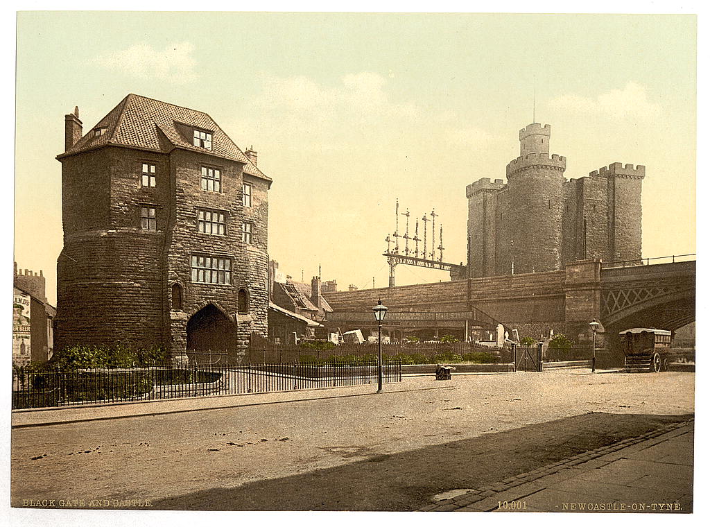 A picture of Blackgate and Castle, Newcastle-on-Tyne, England