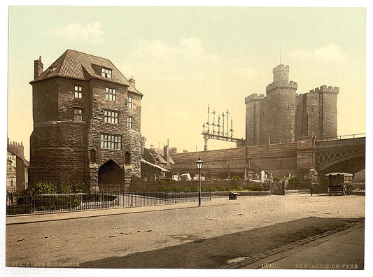 A picture of Blackgate and Castle, Newcastle-on-Tyne, England