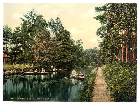A picture of Boating and fishing, Camberley, England