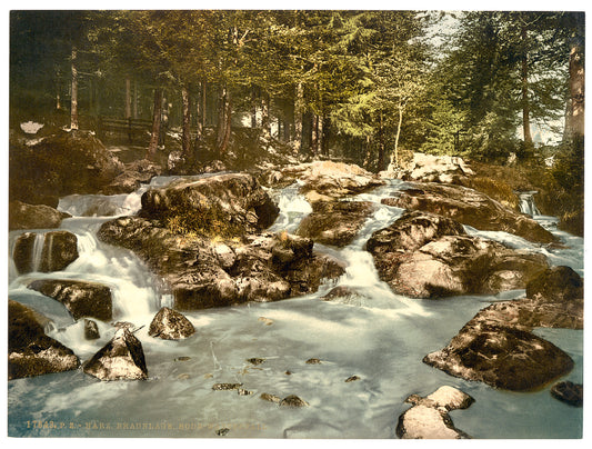 A picture of Bode Waterfall, Braunlage, Hartz, Germany