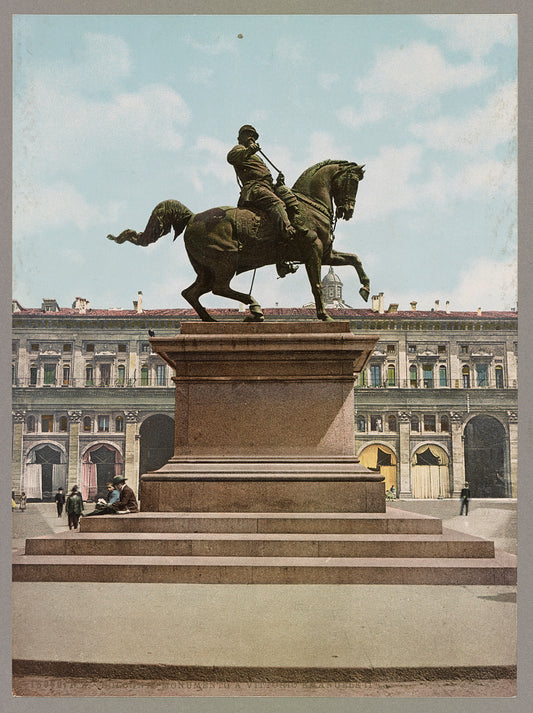 A picture of Bologna. Monumento a Vittorio Emanuele II