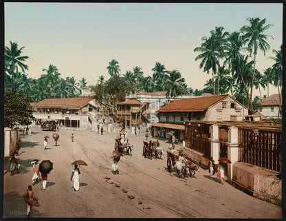 A picture of Bombay. Girgaum Road