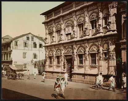 A picture of Bombay. Hindoo-temple in the Kalkadevi Road