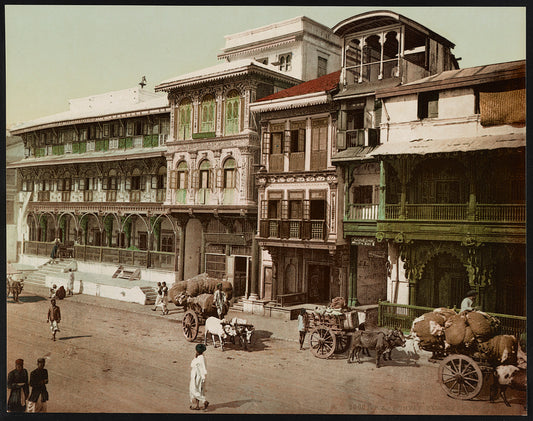 A picture of Bombay. Pydownee Street