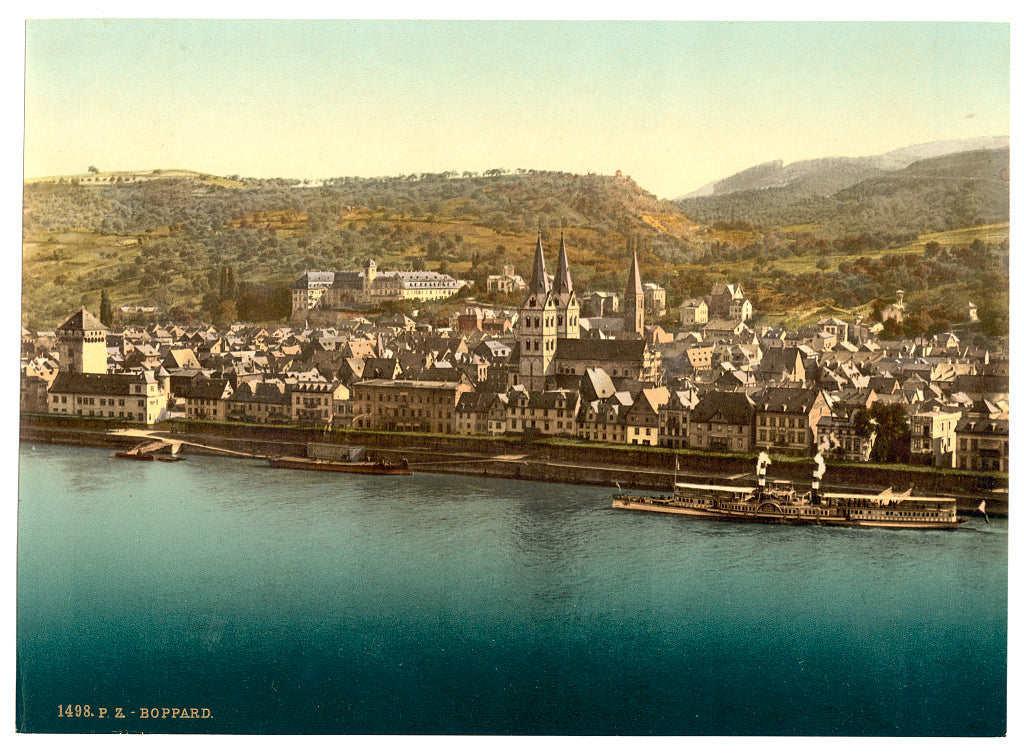 A picture of Boppard, the Rhine, Germany