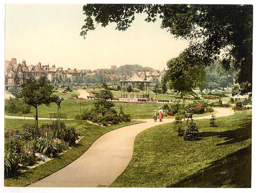 A picture of Borough Gardens from south, Dorchester, England