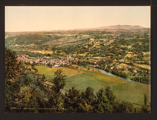 A picture of Bort and Mont Dore, Auvergne Mountains, France