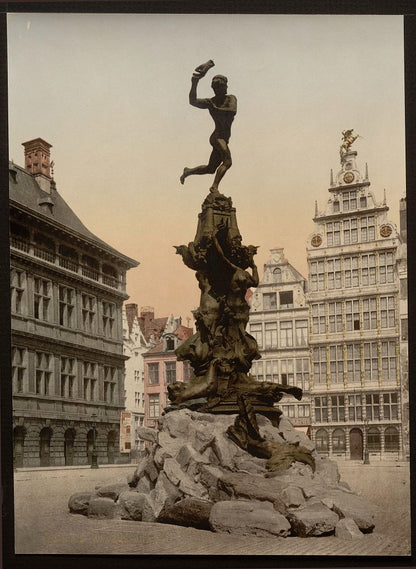 A picture of Brabo monument, Antwerp, Belgium