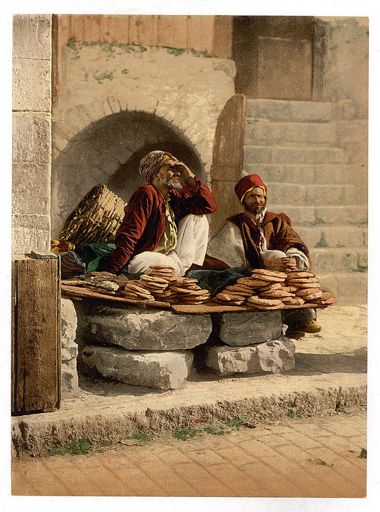 A picture of Bread seller of Jerusalem, Holy Land