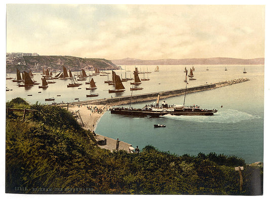 A picture of Breakwater, Brixham, England