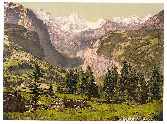 A picture of Breithorn from Wengen, Bernese Oberland, Switzerland