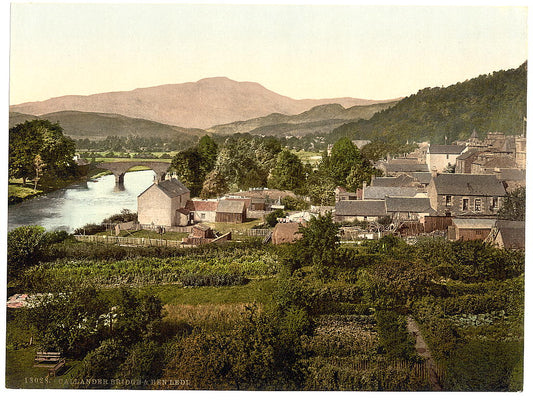 A picture of Bridge and Ben Ledi, Callander, Scotland