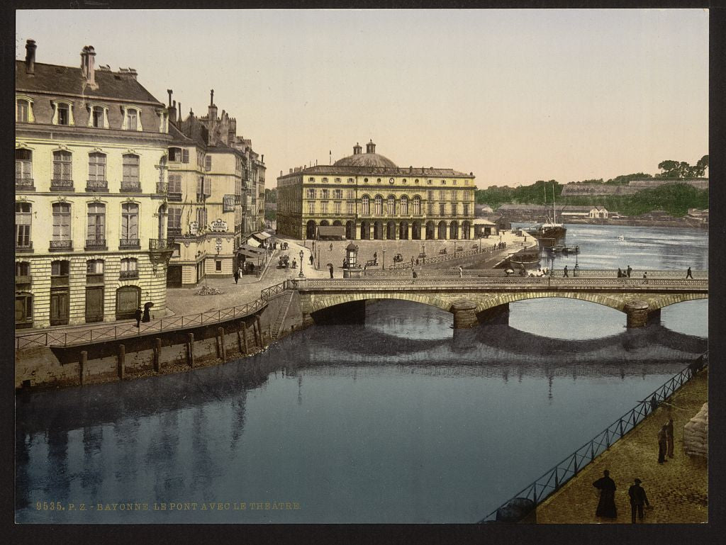 A picture of Bridge, Bayonne, Pyrenees, France