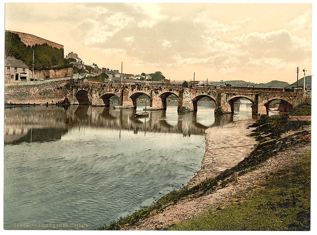 A picture of Bridge, Carmarthen, Wales