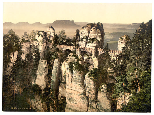 A picture of Bridge, the Bastion, Saxony, Germany