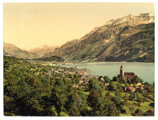 A picture of Brienz Lake, Bernese Oberland, Switzerland
