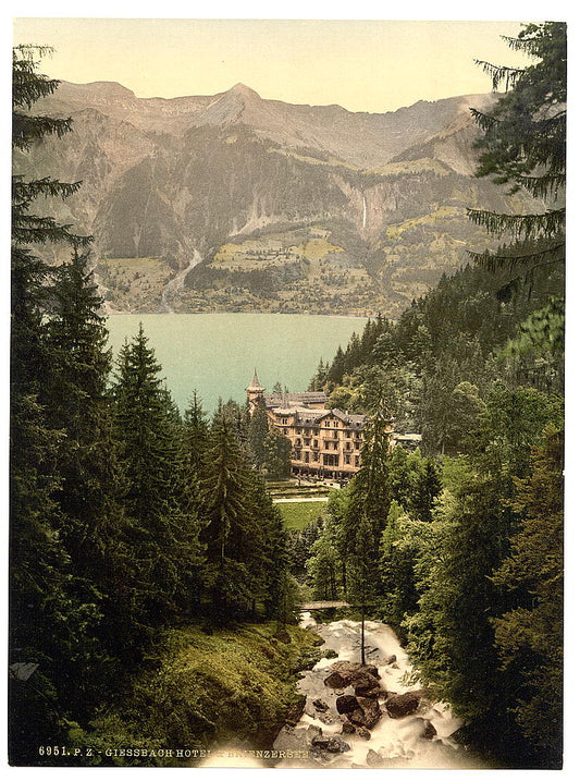 A picture of Brienz Lake, Hotel Giessbach, Bernese Oberland, Switzerland