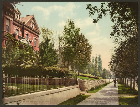 A picture of Brigham Street, Salt Lake City