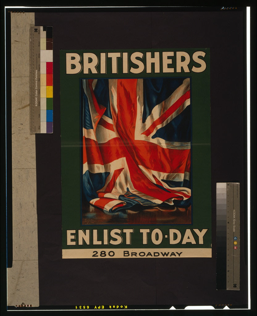 A picture of Britishers, enlist to-day, 280 Broadway