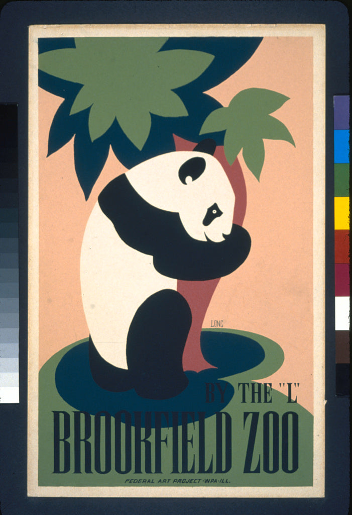 A picture of Brookfield Zoo--By the "L"