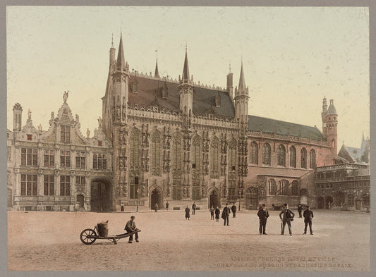 A picture of Bruges. Hôtel de Ville. Chapelle du St. Sang et la Justice de Paix