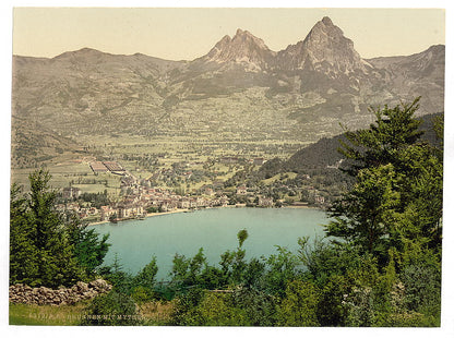 A picture of Brunnen and the Mythen, Lake Lucerne, Switzerland