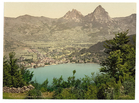 A picture of Brunnen and the Mythen, Lake Lucerne, Switzerland