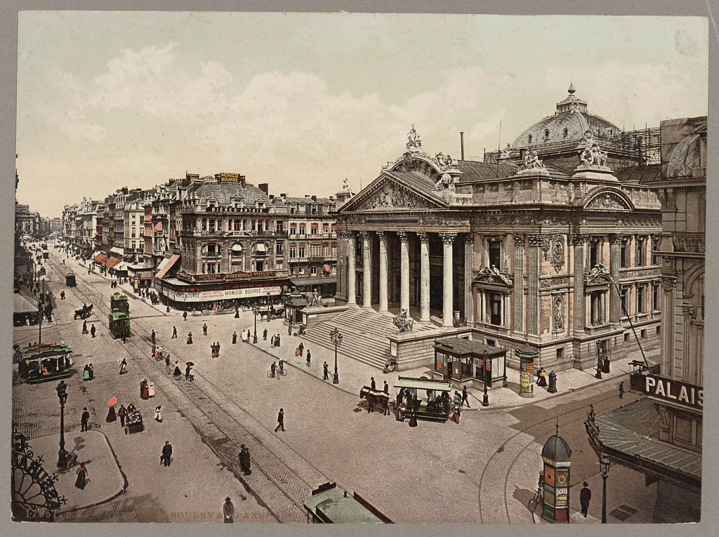 A picture of Bruxelles. Boulevard Anspach