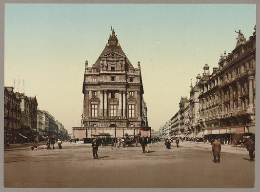 A picture of Bruxelles. Boulevard du Nord et de la Senne