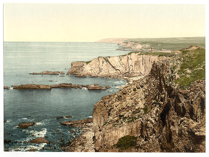 A picture of Bude, the coast looking N.E., Cornwall, England
