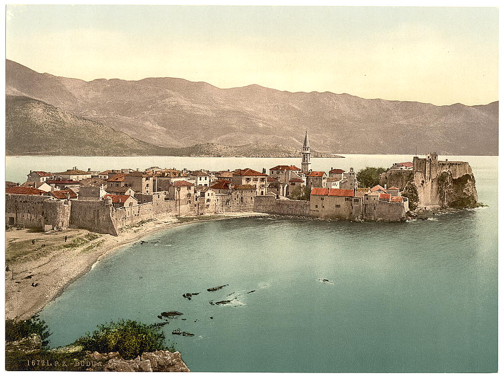 A picture of Budua, general view, Dalmatia, Austro-Hungary