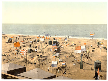 A picture of Building sand castles, Westerland, Sylt, Schleswig-Holstein, Germany