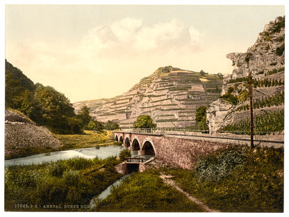 A picture of Bunte Kuh, Ahrthal (i.e., Ahrtal), the Rhine, Germany