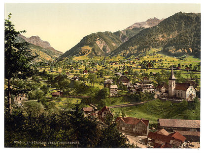 A picture of Burglen, Tell's birthplace, Lake Lucerne, Switzerland