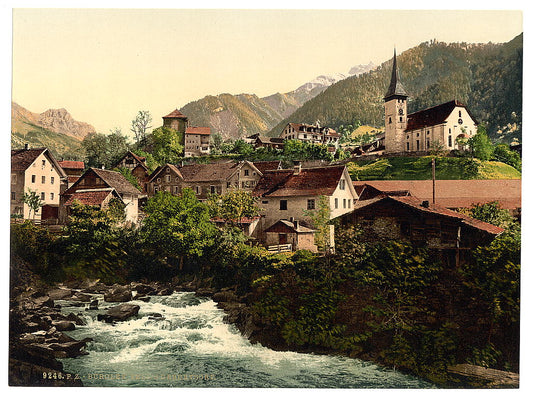 A picture of Burglen, Tell's birthplace, Lake Lucerne, Switzerland