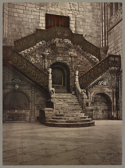 A picture of Burgos. La Catedrale Escalera Dorada