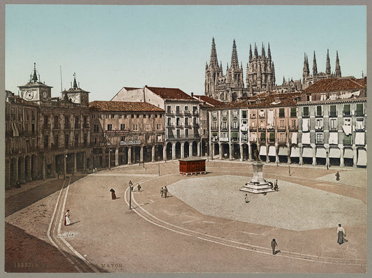 A picture of Burgos. Plaza Mayor