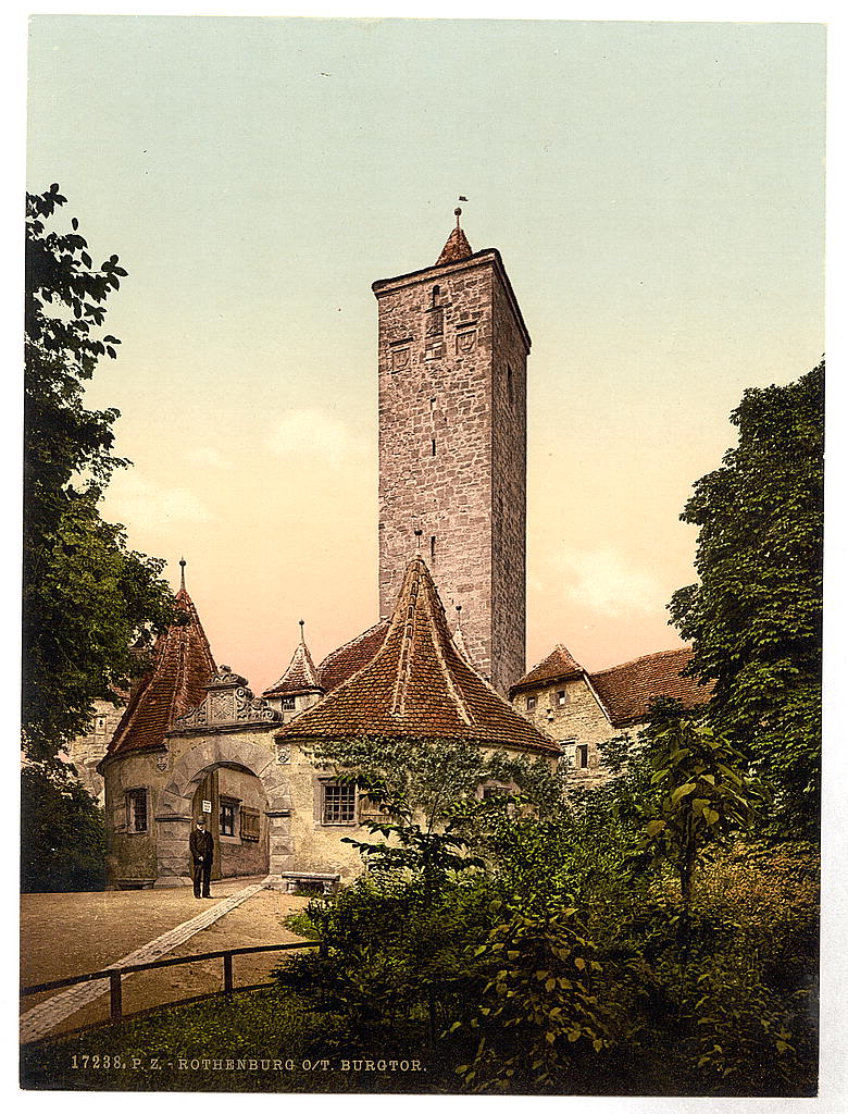 A picture of Burgthor (i.e. Burgtor), Rothenburg (i.e. ob der Tauber), Bavaria, Germany