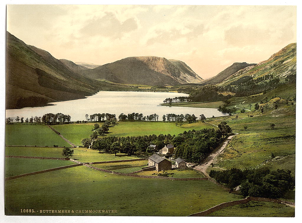 A picture of Buttermere and Crummock Water, Lake District, England