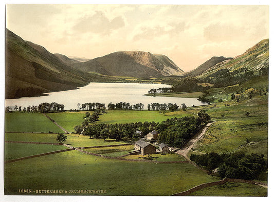 A picture of Buttermere and Crummock Water, Lake District, England