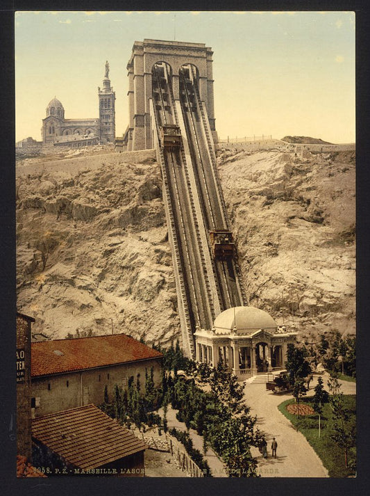 A picture of Cable railway, Marseilles, France